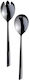 HFA Set of 2 Silver Stainless Steel Serving Ute...