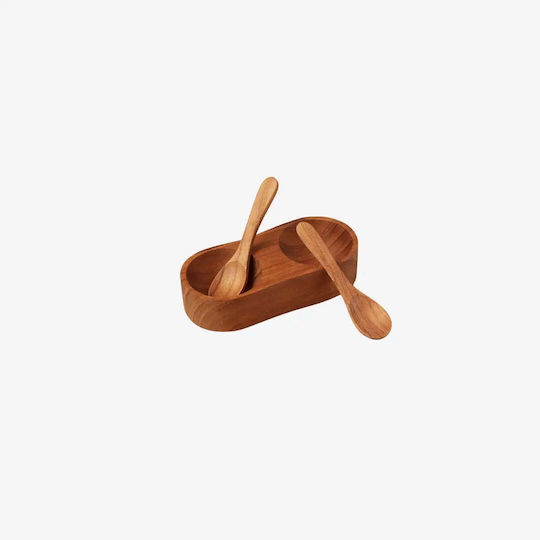 Phos & Gaia Wooden Salt Pepper Set 2 Pieces