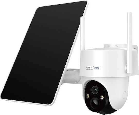 Arenti GO3G Kit 3 IP Камера за Видеонаблюдение 4G Full HD+ 3MP Водоустойчива На Батерии с Микрофон