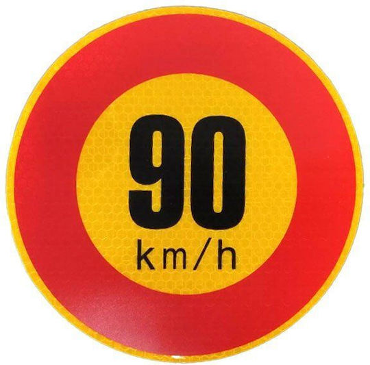 Autocolant Limit Viteză 90 Km H Sticker Limit