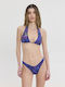 Set Bikini Τριγωνάκι Floral Μωβ