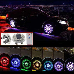 Διακοσμητικά Φωτιστικά Τροχών 4τμχ Xf369 Car Wheel Lights