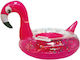 Peacock Inflatable Pool Float with Handles Pink