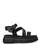 Women's Flat Sandals Flatforms Black