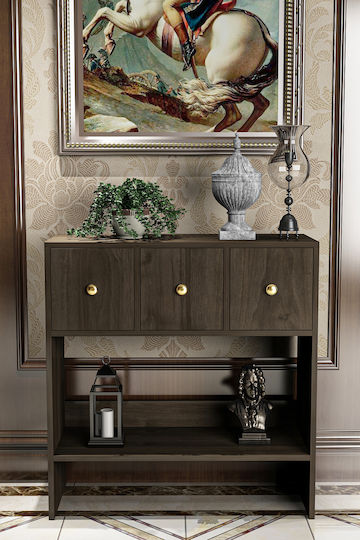 SteweHome Sideboard Holz 87x50x92cm Beige SteweHome Sideboard Holz 87x50x92cm Beige
