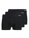 Herren Boxershorts Schwarz 3er Pack