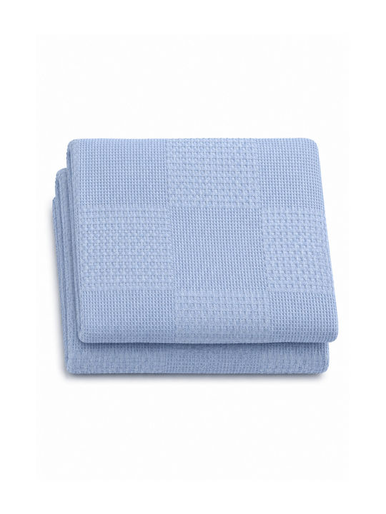 Comfort Κουβέρτα Πικέ Υπέρδιπλη 250x165εκ. Σιέλ