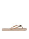 Damen Zehentrenner in Beige Farbe