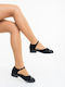 Leather Heels Black