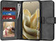 Husă Tip Wallet Motorola Edge 70 Pro Interior Wallet Antisoc Set Autocolant Jurnal Carte Neagră