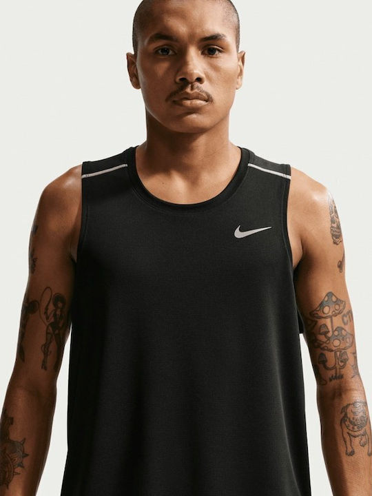 Nike Miler Μπλούζα Μαύρη