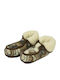 Winter Men's Slippers Beige