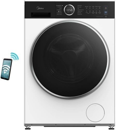 Midea Πλυντήριο Ρούχων 9kg 1400 Στροφών MF205W90BA30/W-GR