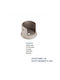 Import Hellas Curtain Rail Wall Base Bronze