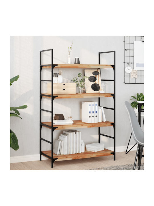 vidaXL Rechteckiges Bücherregal aus Massivholz ...