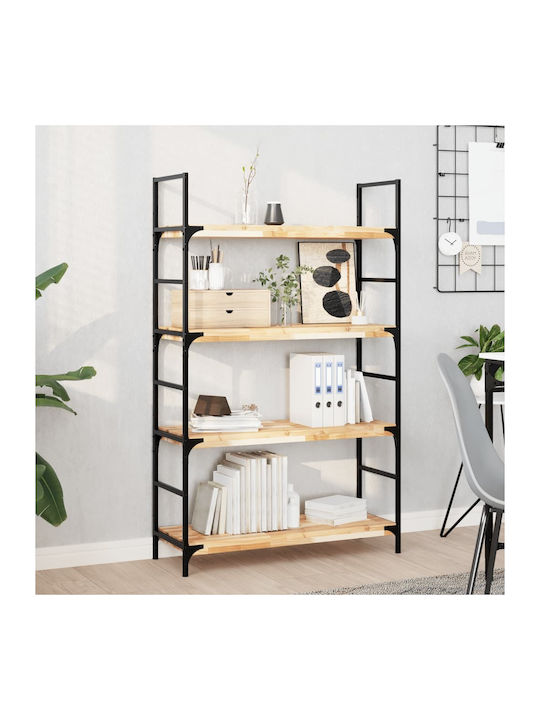 vidaXL Rechteckiges Bücherregal aus Massivholz ...