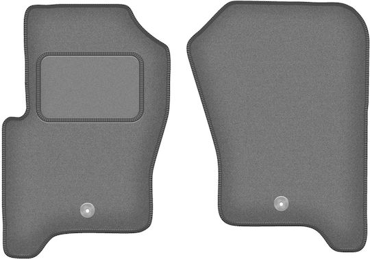 Front Car Mats Land Rover Discovery Iii Suv 7-seater 2004-2009 Graphite
