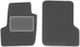 Front Car Mats Jeep Wrangler Tj Suv 1996-2006 Graphite