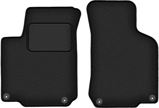 Front Car Mats Vw Jetta Iv Sedan Estate 1998-2005 Black