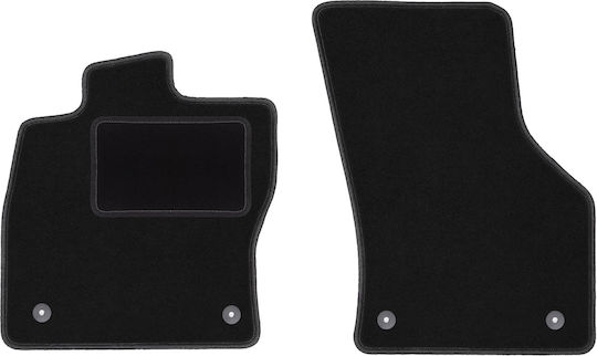 Front Car Mats Volkswagen Arteon Liftback Shooting Brake 2017 Black