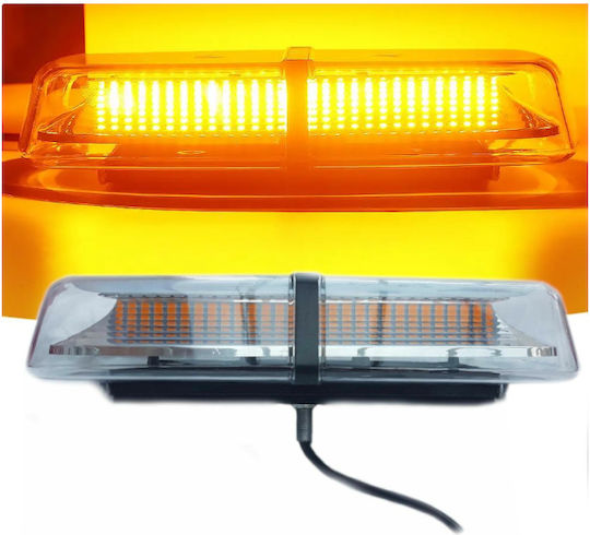 12v 24v Led Аварийна Сигнална Лампа Маяк Jar 72 Диода 8 Режима Бяло Стъкло Монтаж С Болт Пътна Помощ P