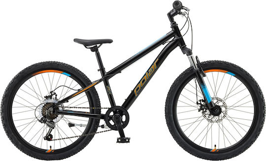Polar 24" Kids' Mountain Bike with Disc Brakes and Aluminum Frame (2026) Black