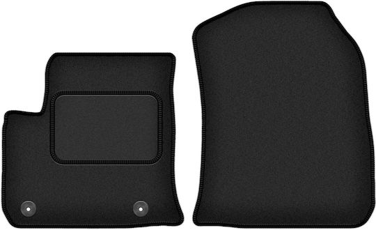 Front Car Mats Peugeot 2008 Ii Elektro Crossover 2019 Black