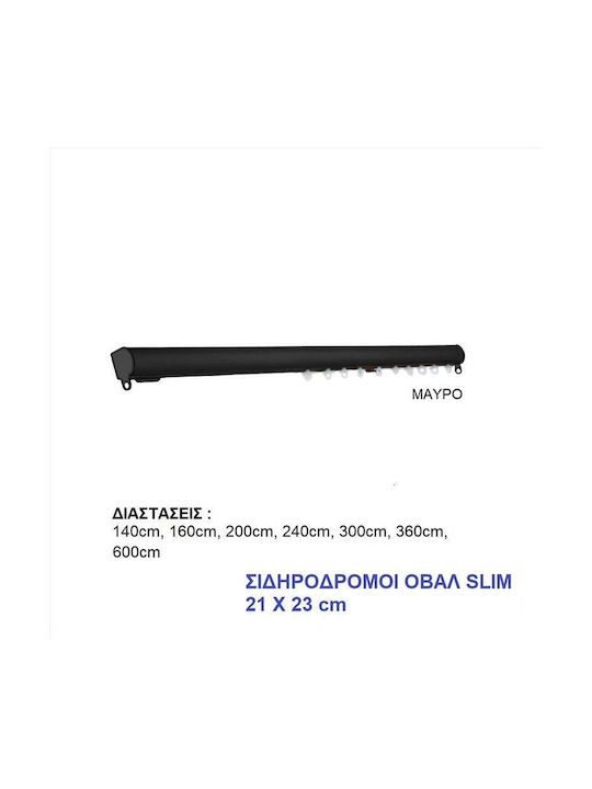 Import Hellas Single Metallic Curtain Track in ...