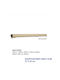 Import Hellas 0031 One-Way Metallic Curtain Track in Gold Colour 200cm 0031-0126