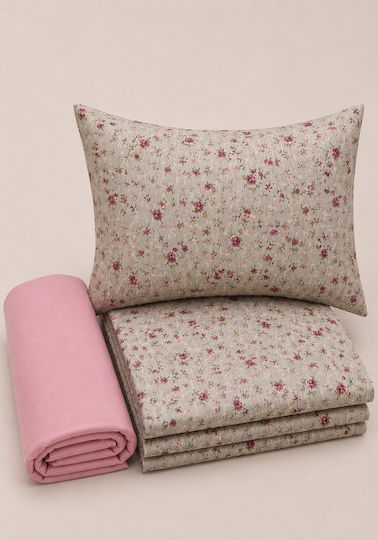 Comfort Σετ Μονό 3τμχ 165x270εκ. Ροζ