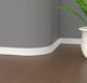 Flexible PVC Floor Moulding 8181 7cm White