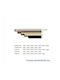 Import Hellas Metallic Curtain Pole 0036 Single Ø25mm 140cm Oxidized