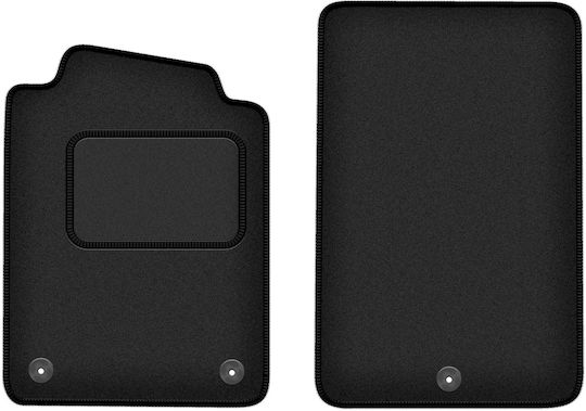 Front Car Mats Chevrolet Corvette C6 Targa Roadster 2004-2013 Black