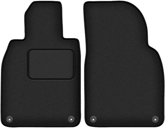 Front Car Mats Porsche Cayman 982 Roadster 2016 Black