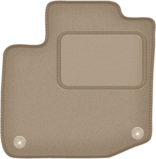 Velour Driver’s Mat Honda Civic Ix Station Wagon 39cm 2011-2016 Beige