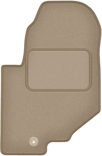 Velour Driver’s Mat Ssangyoung Rexton Iv Suv 2017 Beige