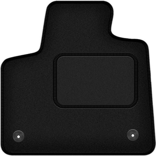 Velour Driver Mat Peugeot 5008 Ii Gt Line 5 Seats 2017-2020 Black