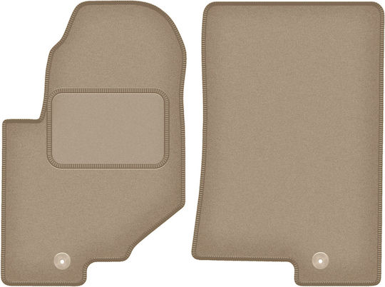 Front Car Mats Ssangyoung Rexton Iv Suv 2017 Beige