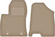 Front Car Mats Hyundai Kona Ii Crossover 2022 Beige