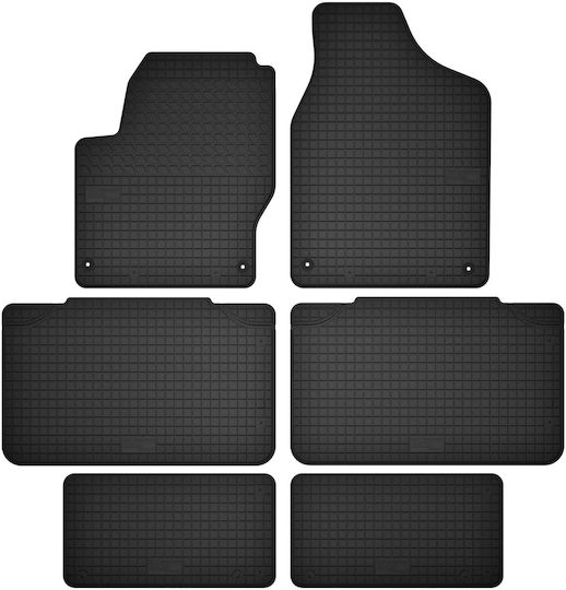 Rubber Mats 3 Rows 7 Seats Seat Alhambra I Minivan From 1995 To 2010