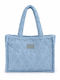 SugarFree Terrycloth Light Blue Beach Bag