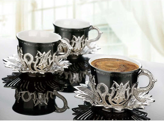 SteweHome SteweHome Kaffee Tasse aus Porzellan Schwarz
