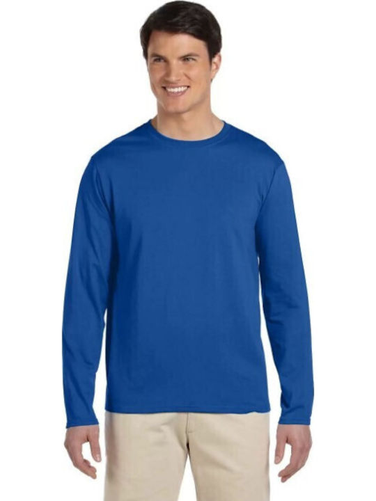 Gildan Softstyle Herren Werbebekleidung Langärmeliges T-Shirt Royal