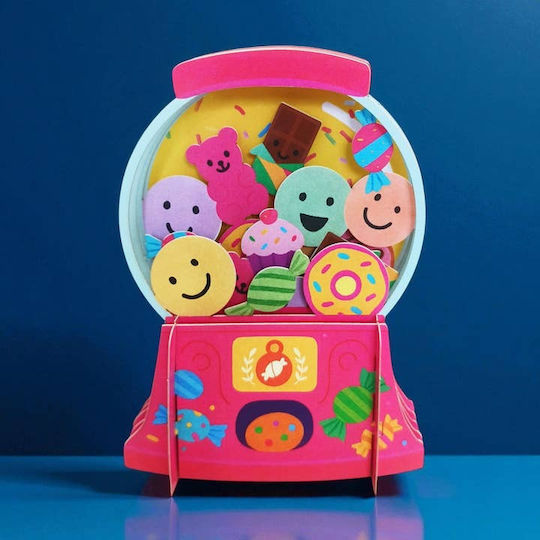 Ευχετήρια Κάρτα 3d Pop Up Gum Ball Machine