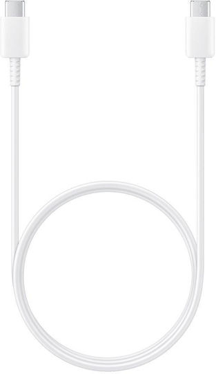 Samsung USB 2.0 Cable USB-C male - USB-C 40W Λευκό 1m -EPDG980BWE/B Bulk