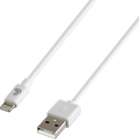Lampa USB-A Zu Lightning Kabel Weiß 2m L3881.5/T