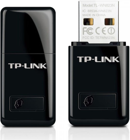 TP-LINK TL-WN823N USB Netzwerkadapter mit Drahtloser Verbindung Wi-Fi 300Mbps (Netzwerkversion v3)