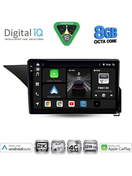 Digital IQ Car Audio System for Mercedes-Benz E Class 2012-2014 (Bluetooth/USB/AUX/WiFi/GPS/Apple CarPlay/Android Auto) with 10" Touch Screen