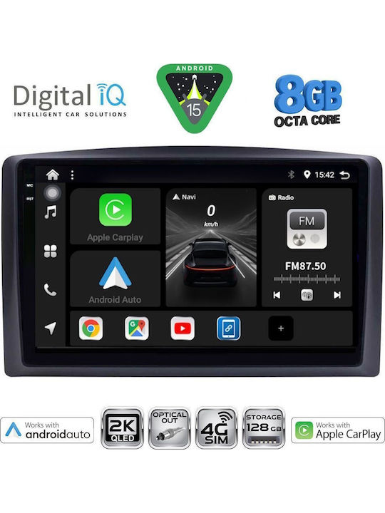 Digital IQ Car Audio System for Mercedes-Benz Vito / Viano 2015-2022 (Bluetooth/USB/WiFi/GPS/Apple CarPlay/Android Auto) with 10" Touch Screen