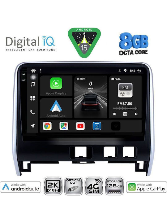 Digital IQ Car Audio System for Nissan Serena 2016-2022 (Bluetooth/USB/WiFi/GPS/Apple CarPlay/Android Auto) with 10" Touch Screen